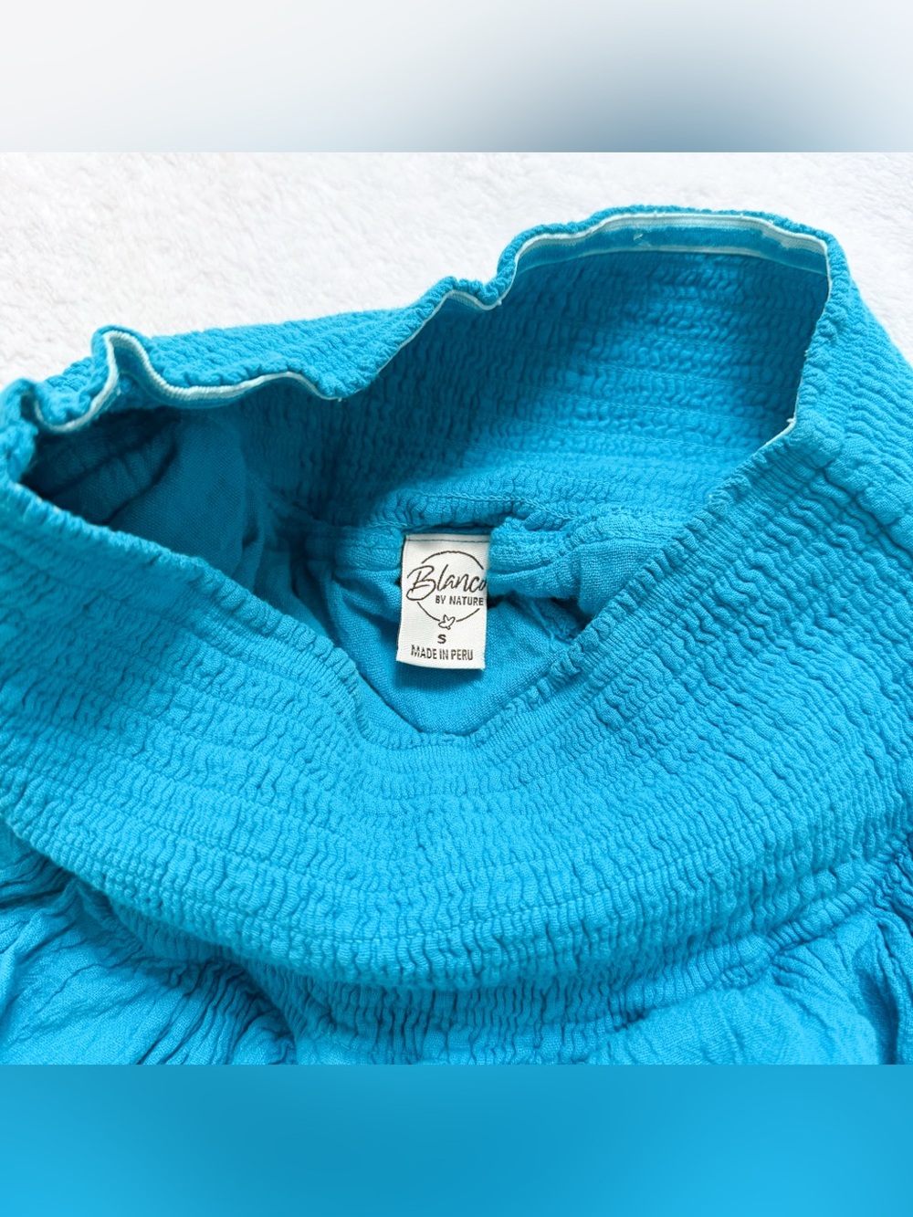 Blanco By Nature Blue Lola Skirt Size Small EUC - Picture 4 of 5